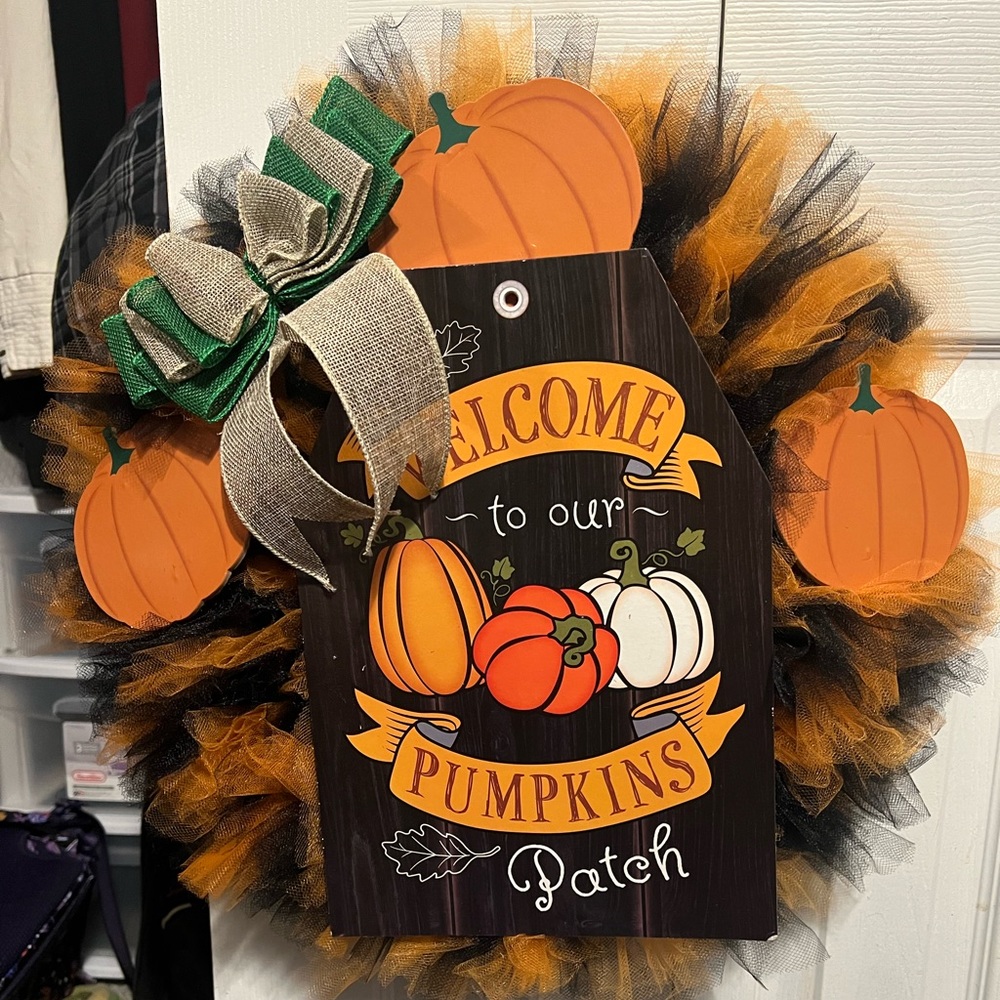 Fall handmade wreath